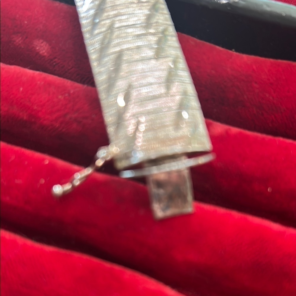 Vintage Italian Sterling Silver Bracelet
Chunky Bold Statement - Picture 8 of 15